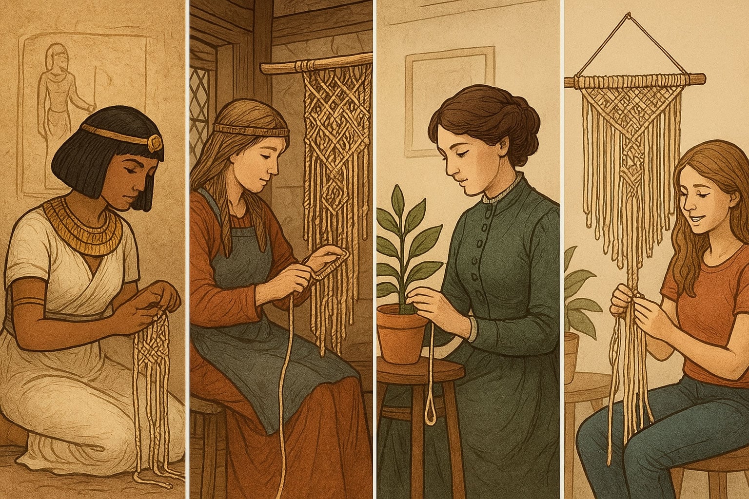 history of macrame