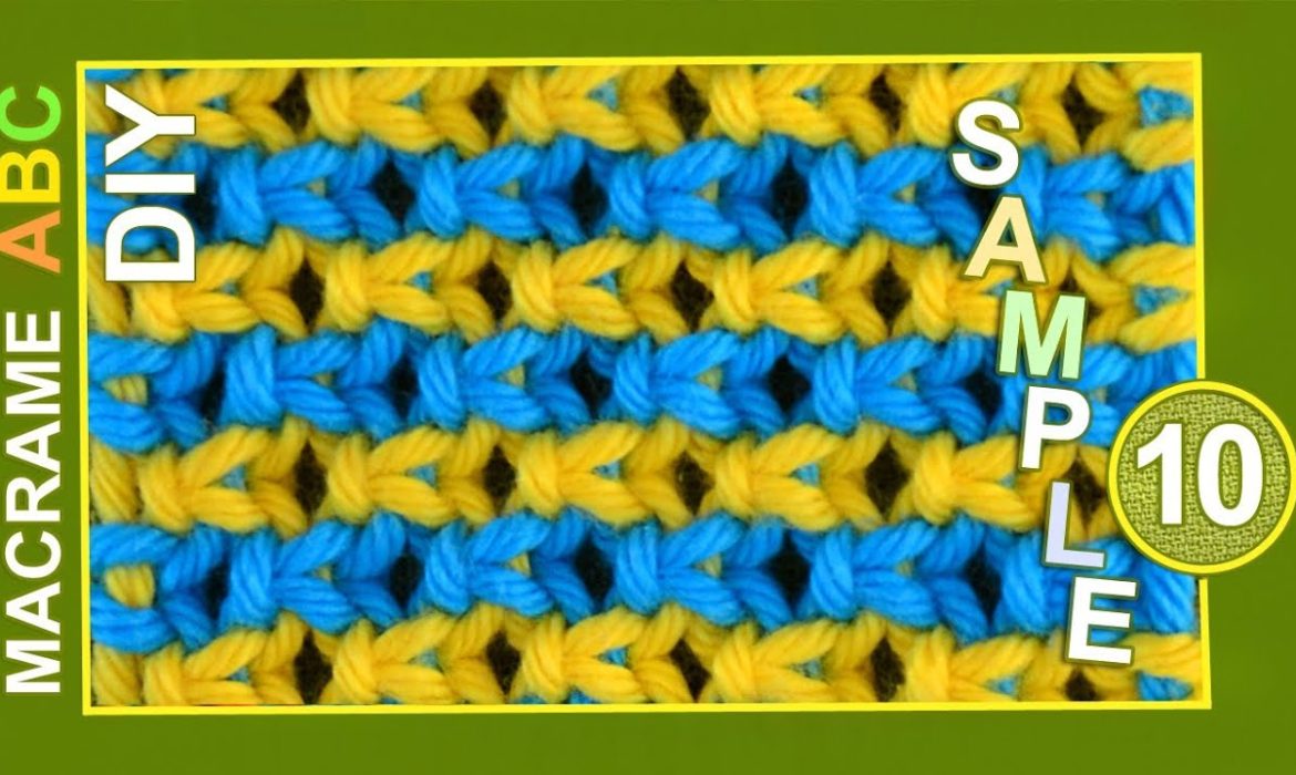 Macrame ABC – Pattern sample #10