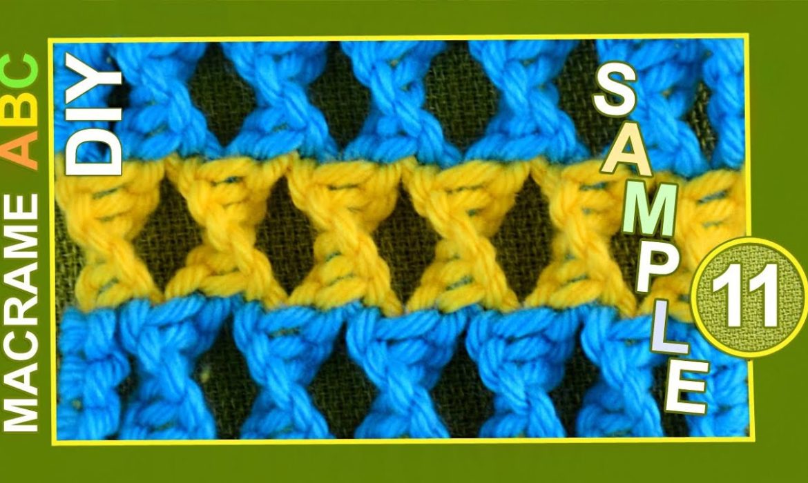 Macrame ABC – Pattern sample #11