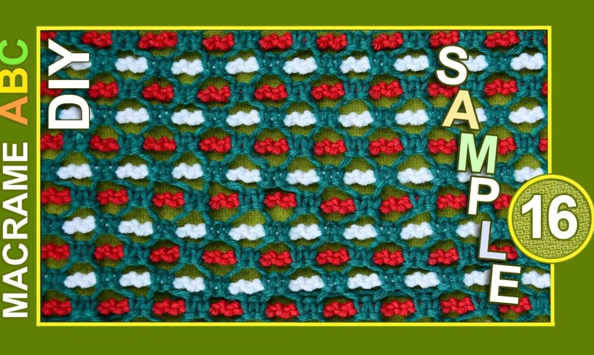 Macrame ABC – Pattern sample #16