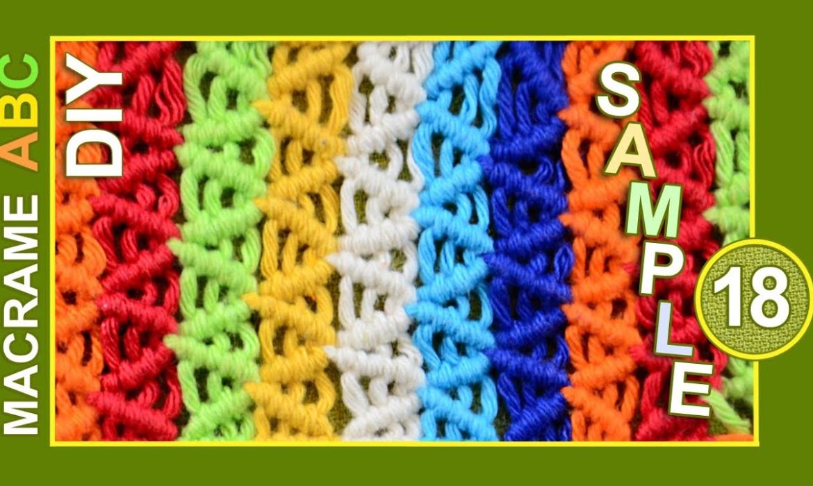 Macrame ABC – Pattern sample #18