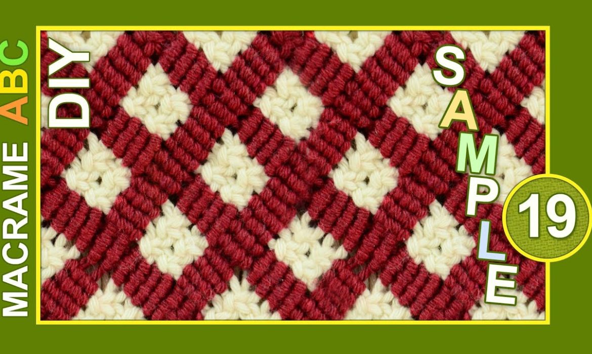 Macrame ABC – Pattern sample #19