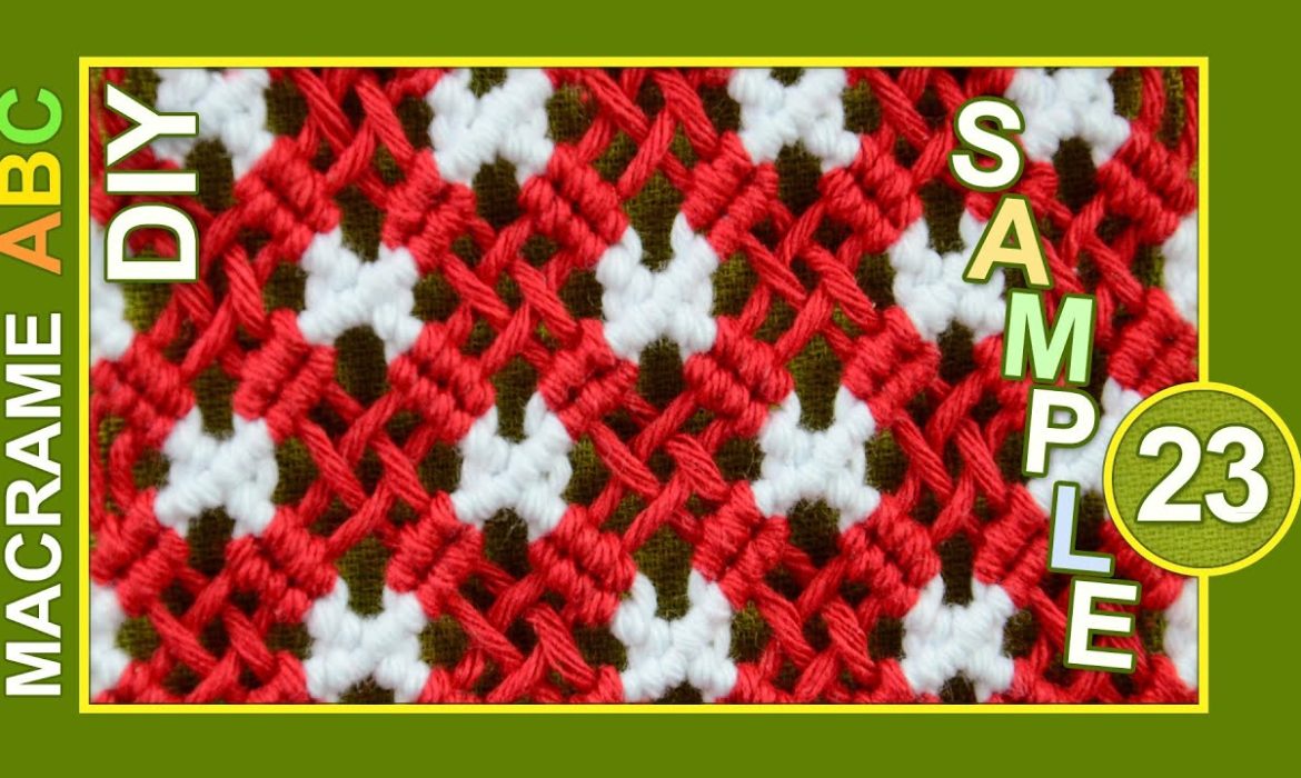 Macrame ABC – Pattern sample #23