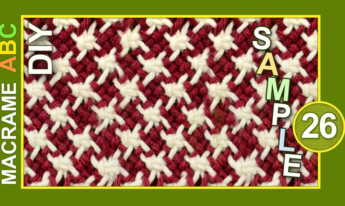 Macrame ABC – Pattern sample #26