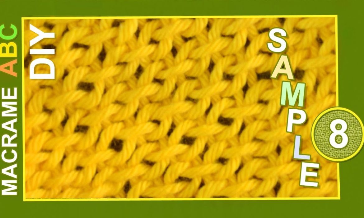 Macrame ABC – Pattern sample #8
