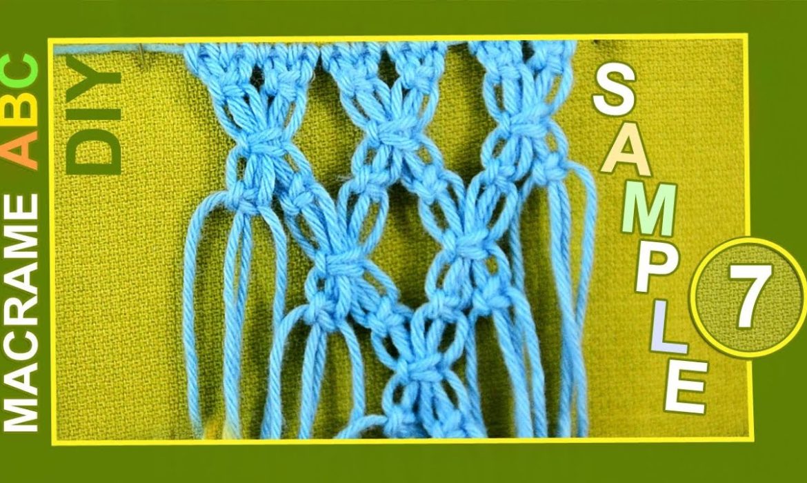 Macrame ABC – Pattern sample #7