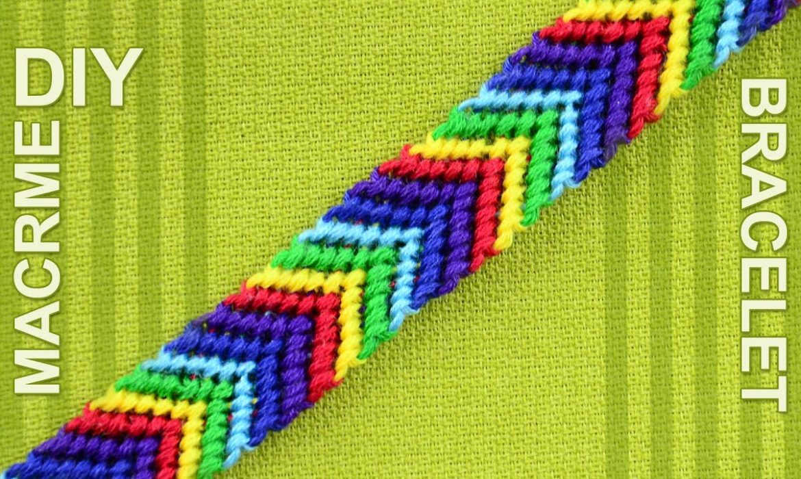 How to make a Chevron Friendship Bracelet