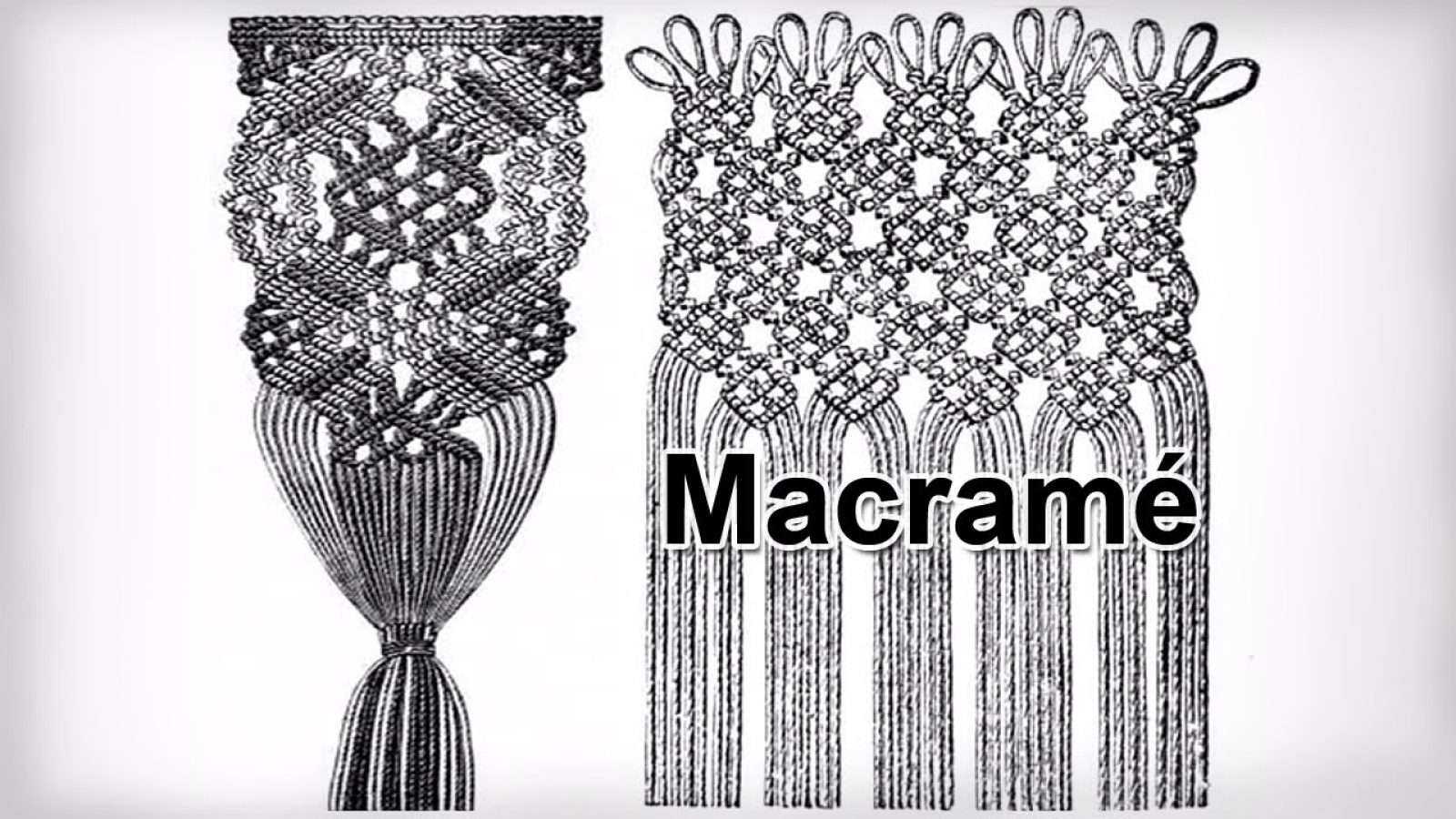 Classic Macramé knots and patterns from ancient times