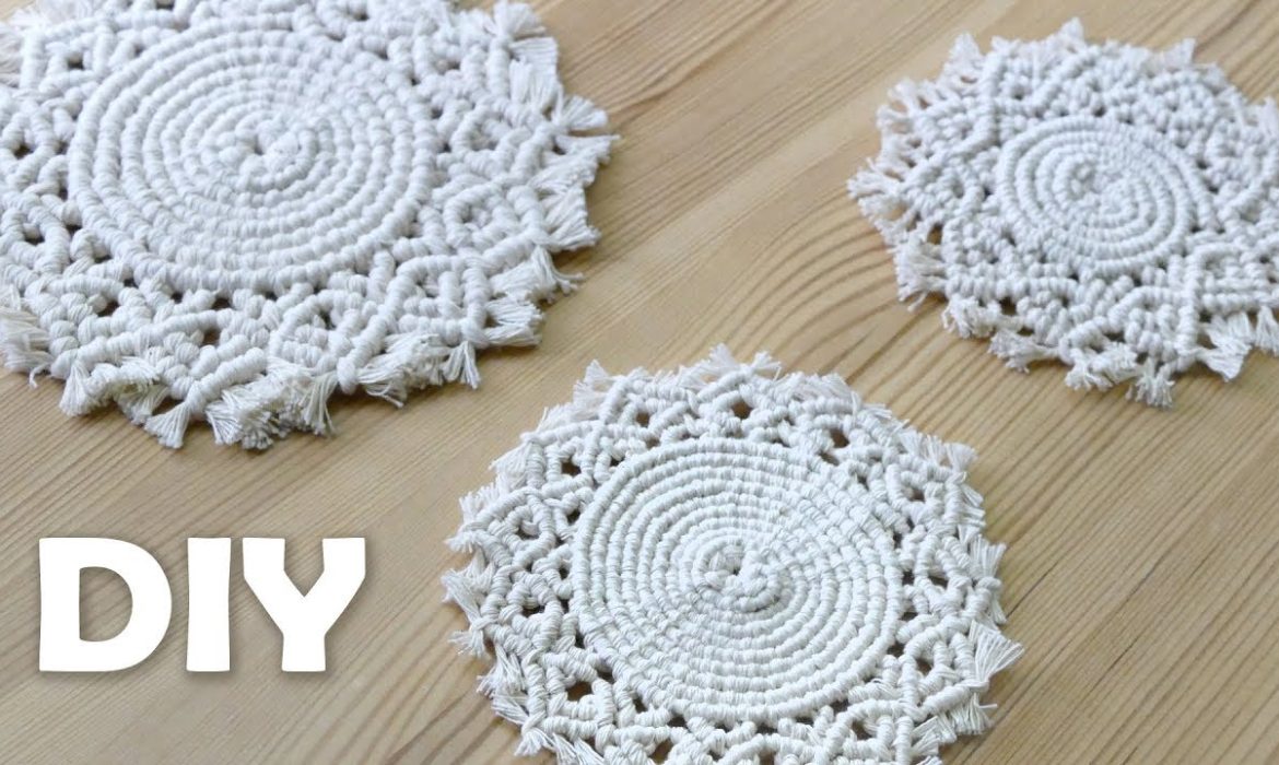 DIY MACRAME COASTERS | BOOHO DECOR
