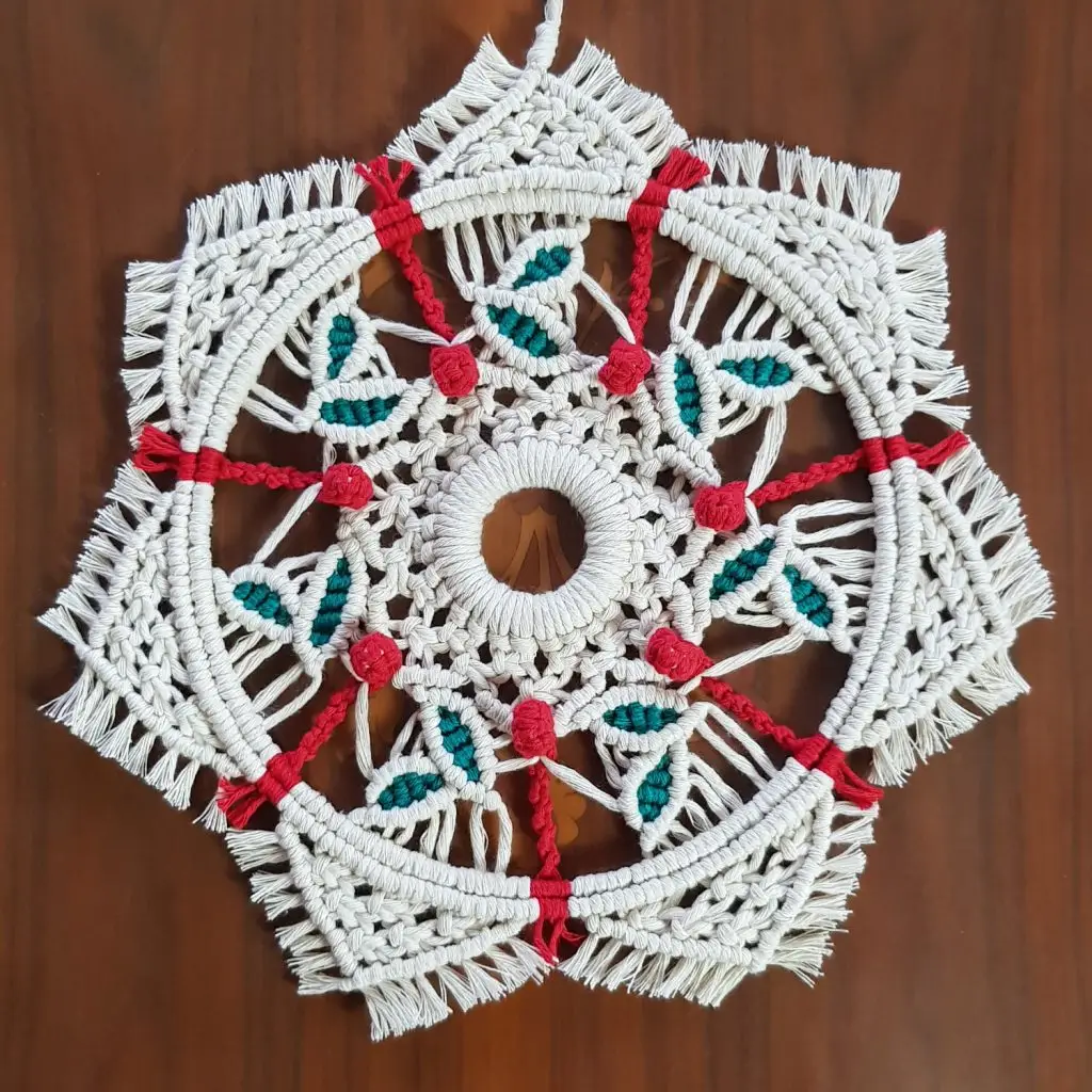 Macrame Christmas Wreath