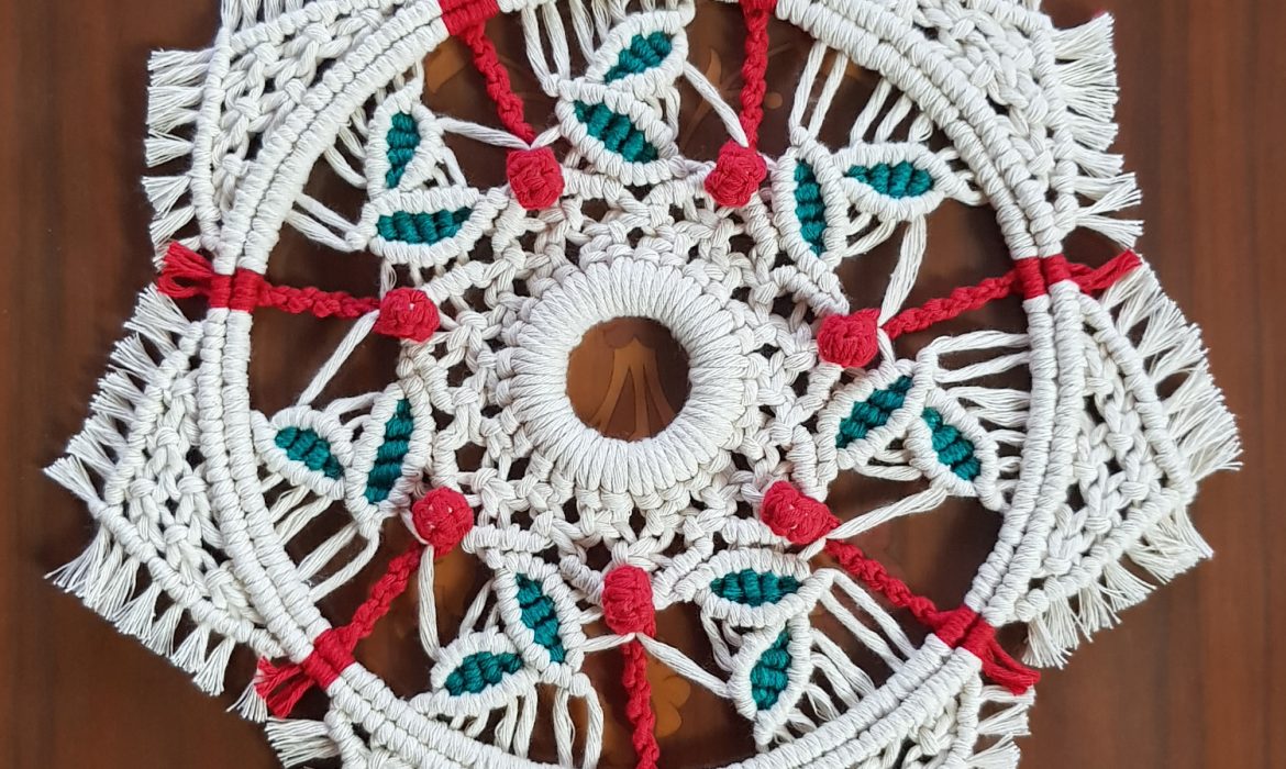 Macrame Christmas Wreath