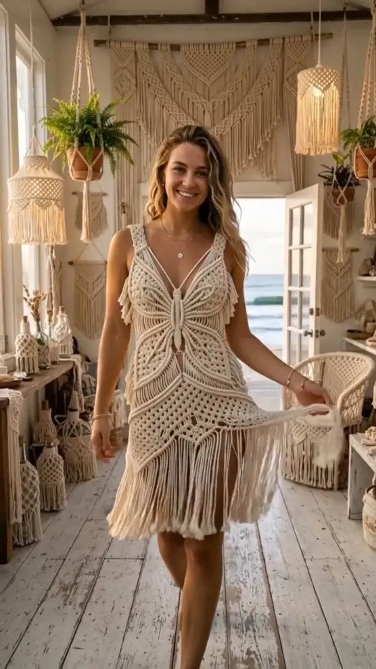 Macrame Beach House & Beachwear ⛱️💃🏠 . . . . #beachwear #macrame #beachhouse #beachvibes