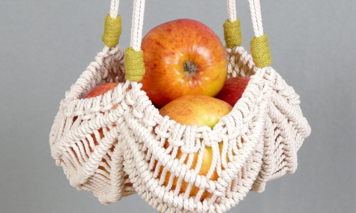 Hanging Macrame Fruit Basket