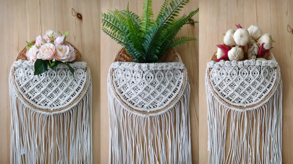 Hanging Macrame Basket