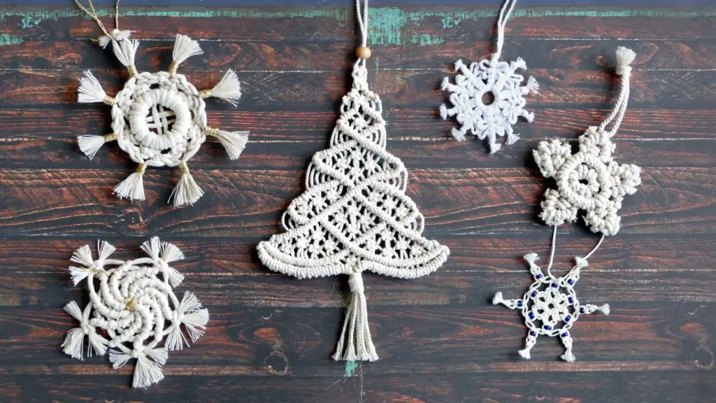 Christmas tree Macrame ornament Christmas Tree Pattern