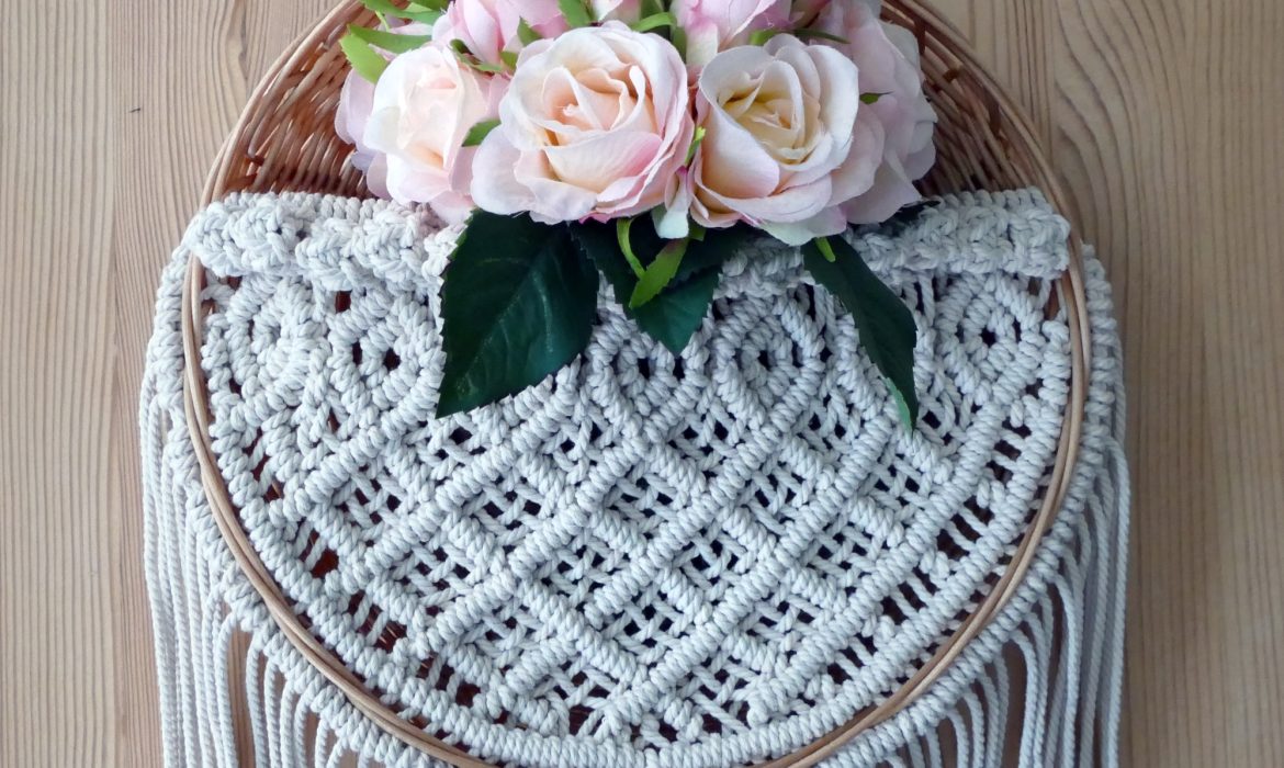Hanging Macrame Basket