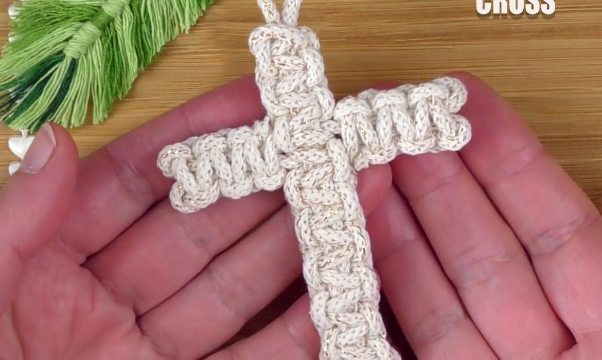 easy macrame cross