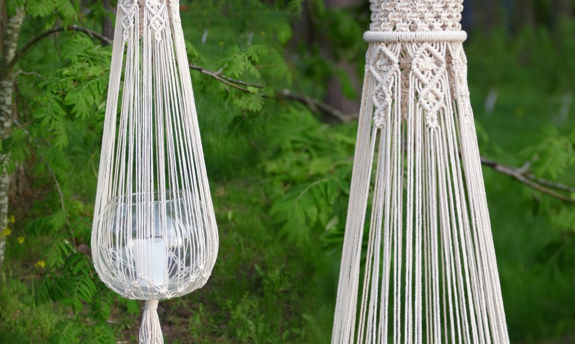 Large Macramé Lantern – Chandelier Tutorial