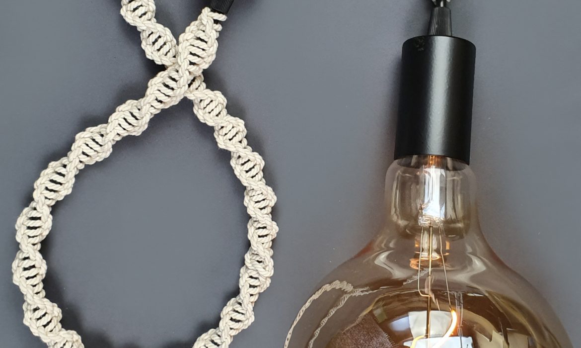 DIY Macramé Pendant Light EASY