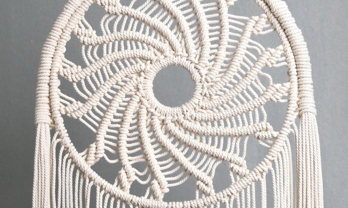 DIY Circular Macrame Wall Hanging