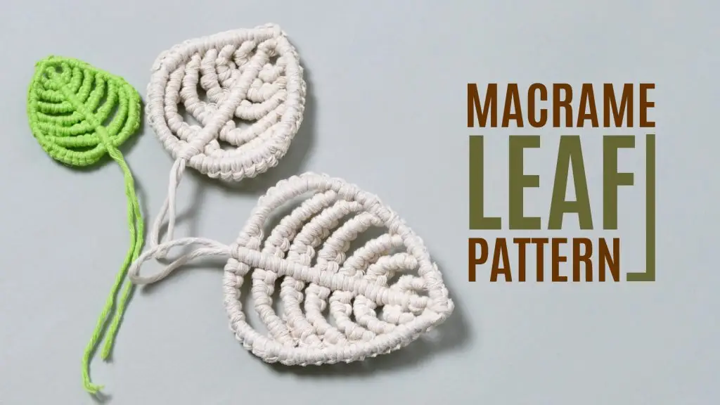 macrame leaf pattern