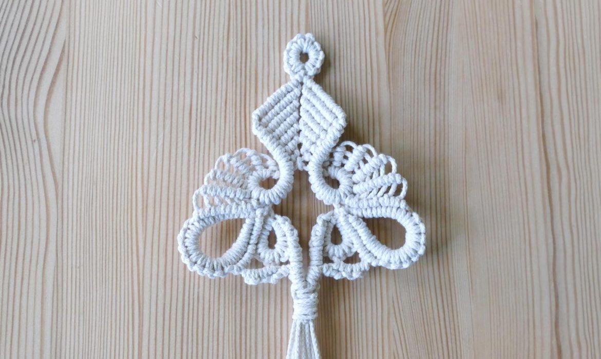 ROCOCO STYLE MACRAME DESIGN ELEMENT