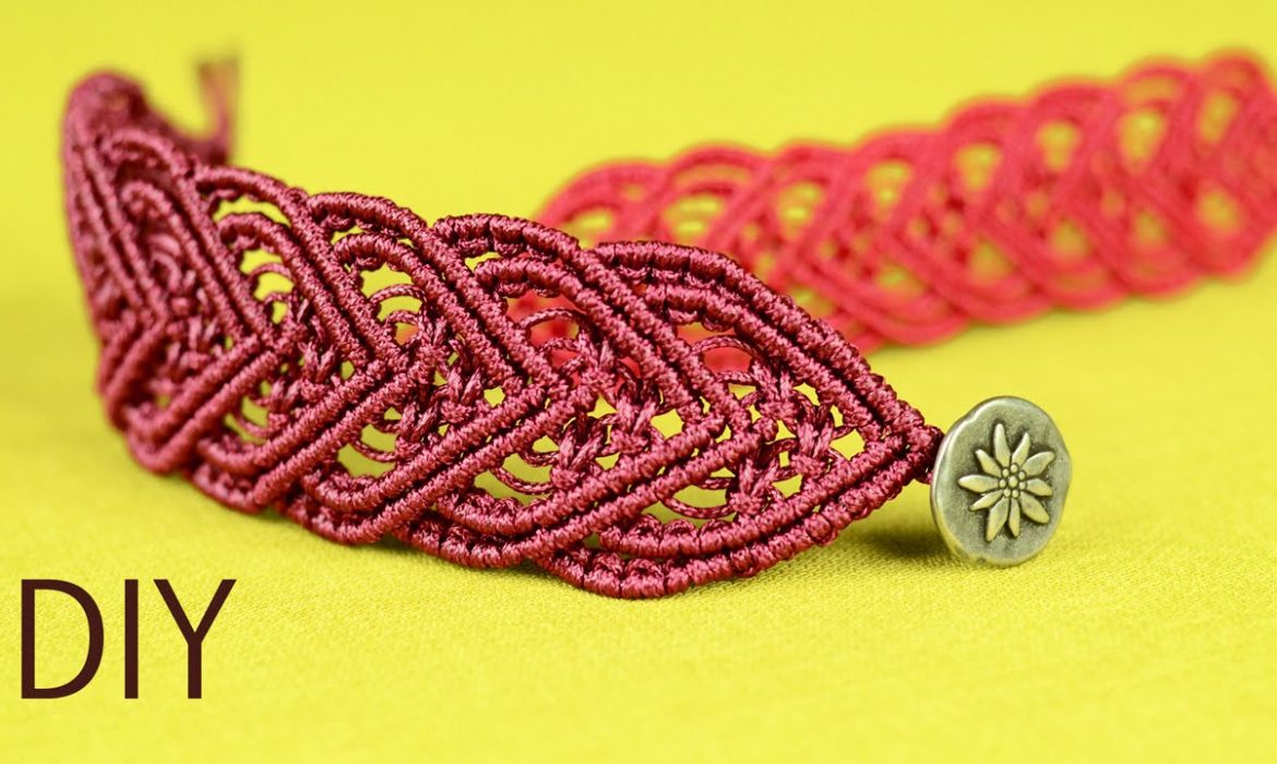 Amazing Macrame Heart Bracelet