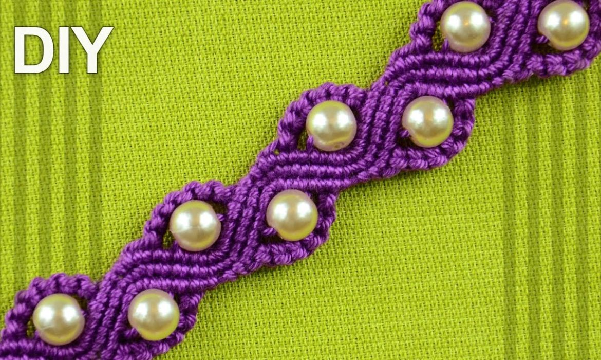 Wavy Snake Bracelet or Wave Bracelet with Beads