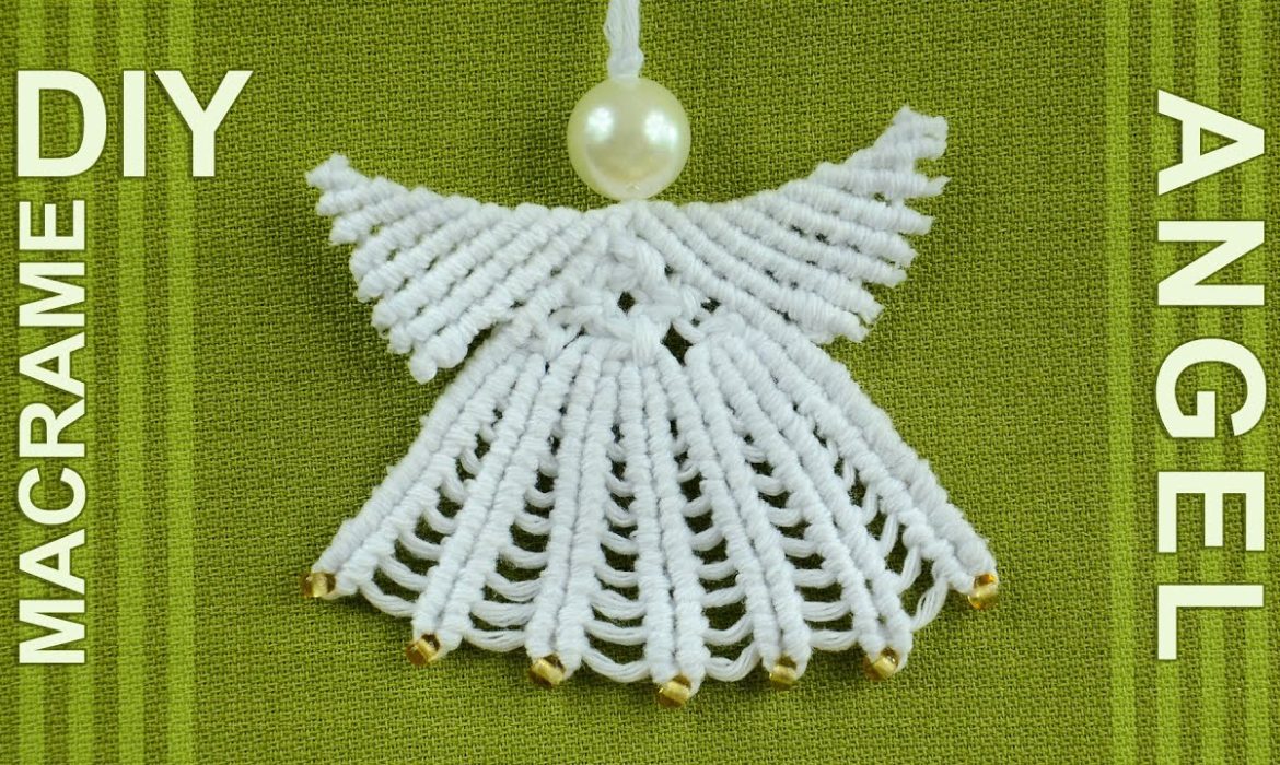 How to Make Macrame ANGEL Decoration