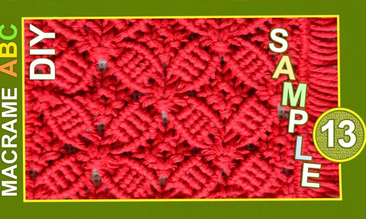 Macrame ABC – Pattern sample #13