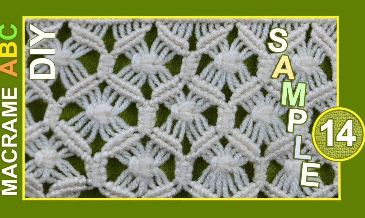 Macrame ABC – Pattern sample #14