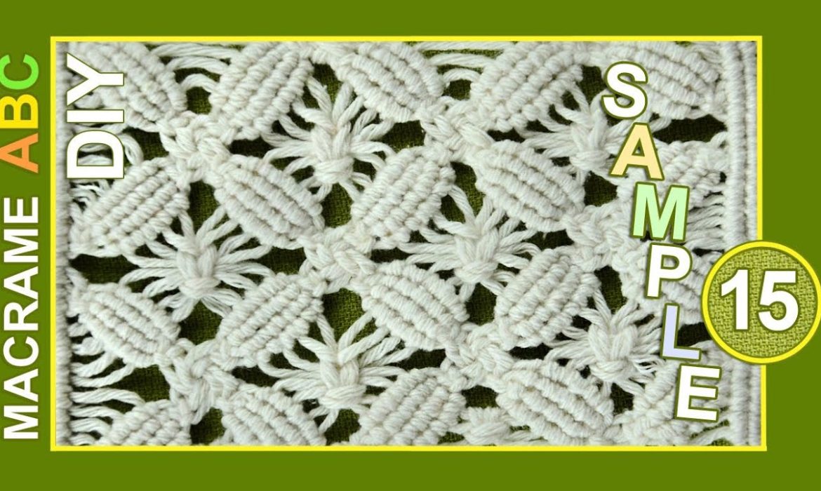 Macrame ABC – Pattern sample #15