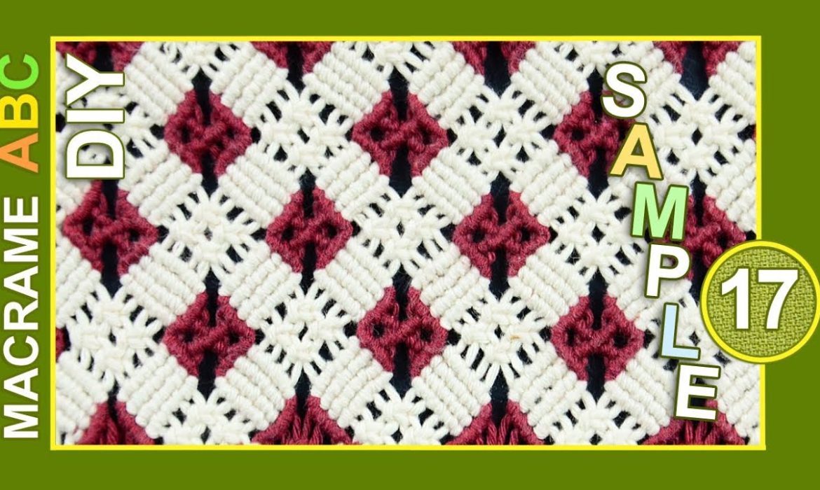 Macrame ABC – Pattern sample #17