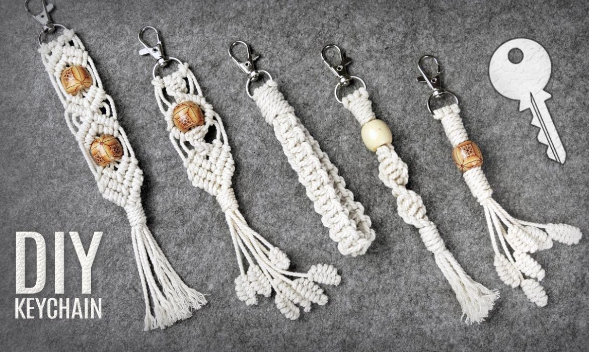 MACRAME KEYCHAIN PATTERNS 🔑 DIY
