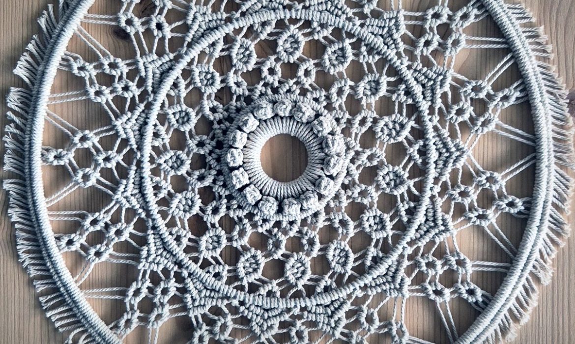 Macrame Mandala – Circular Macrame Ornament