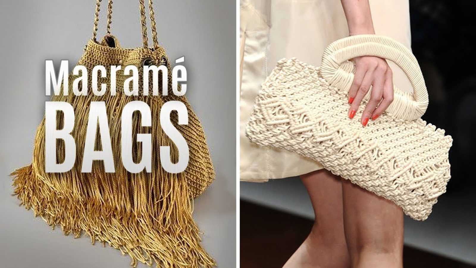 Macramé Bags – Handbags, Purses, Clutches