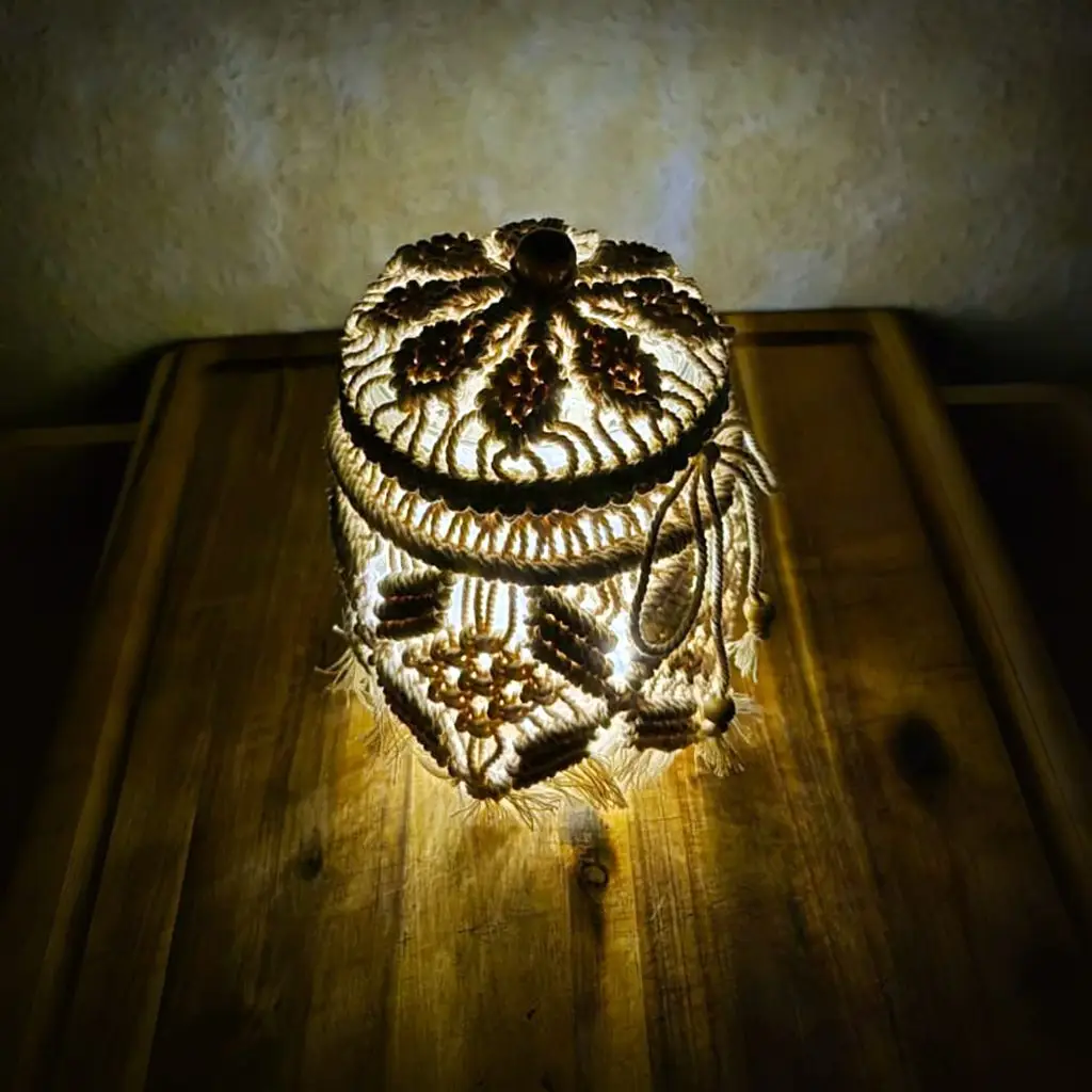 Boho Macrame Lantern