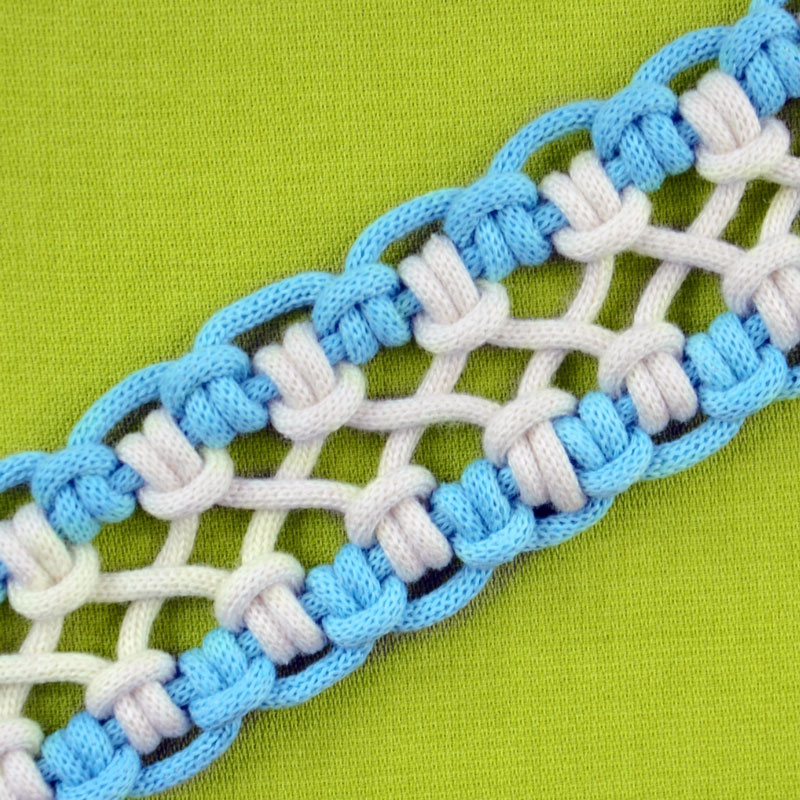 DIY: Crossed sennit, Chainlet – SIX strands