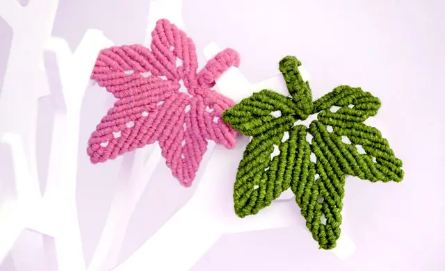 Stylized Hemp Leaves