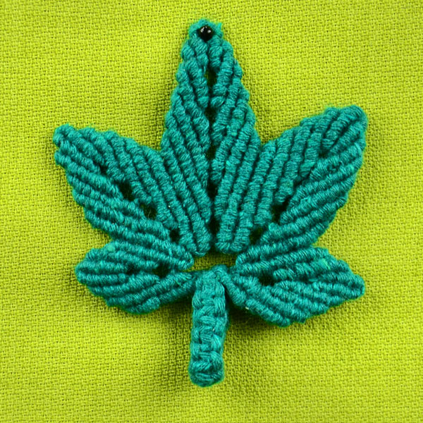 Stylized Hemp Leaf