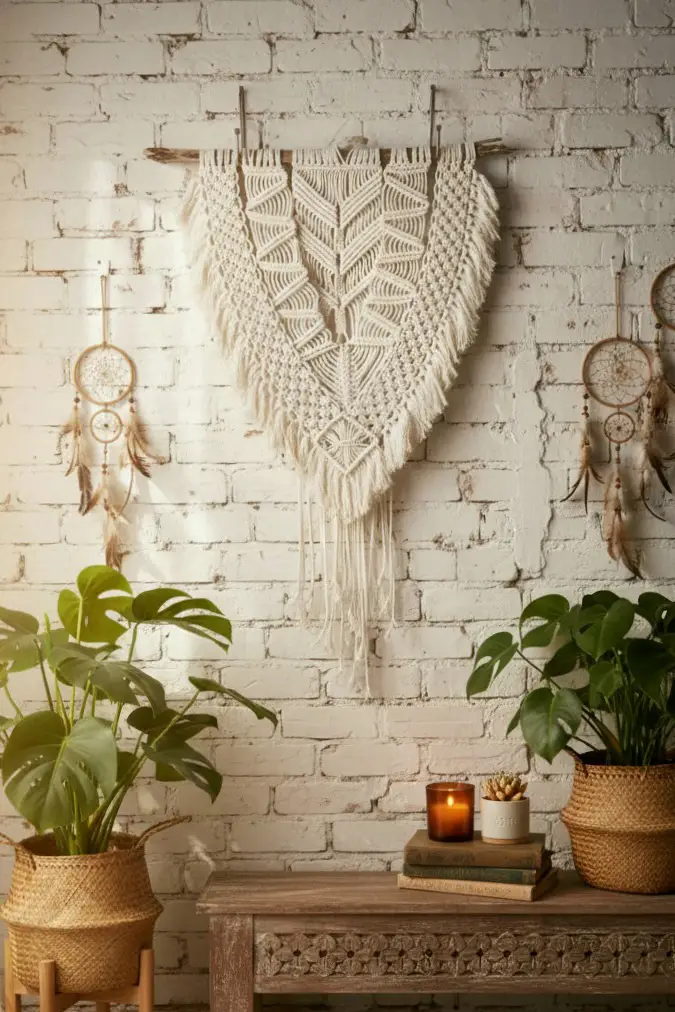 large boho wall hanging 2