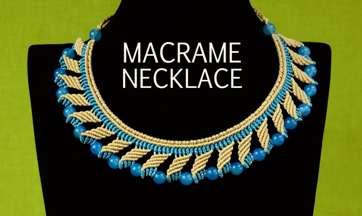 Nefertiti Macrame Necklace Tutorial