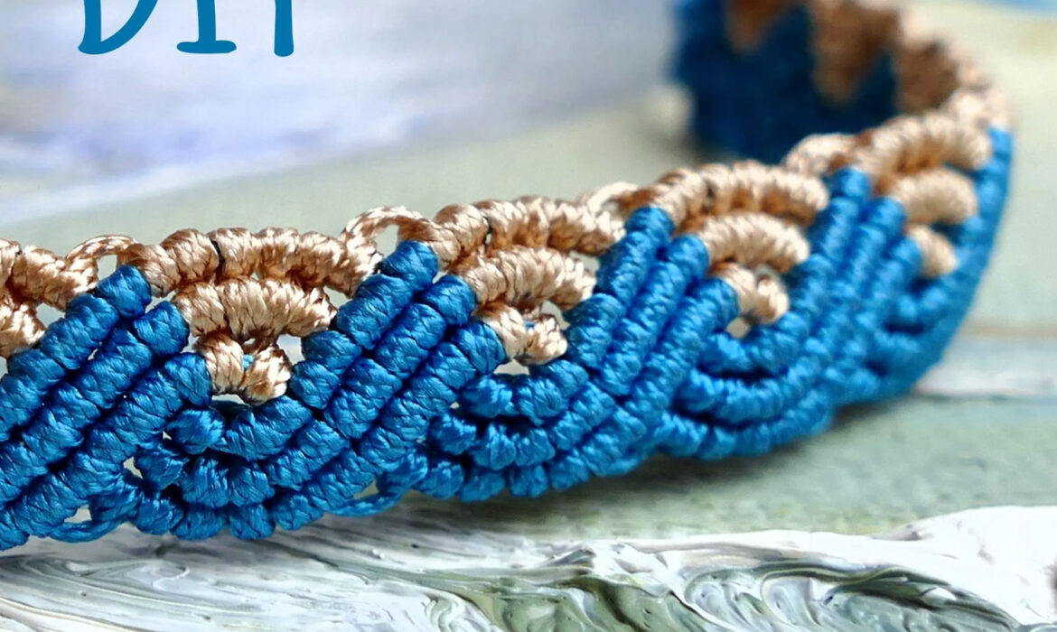Beautiful Wave Pattern – Macramé Bracelet Tutorial
