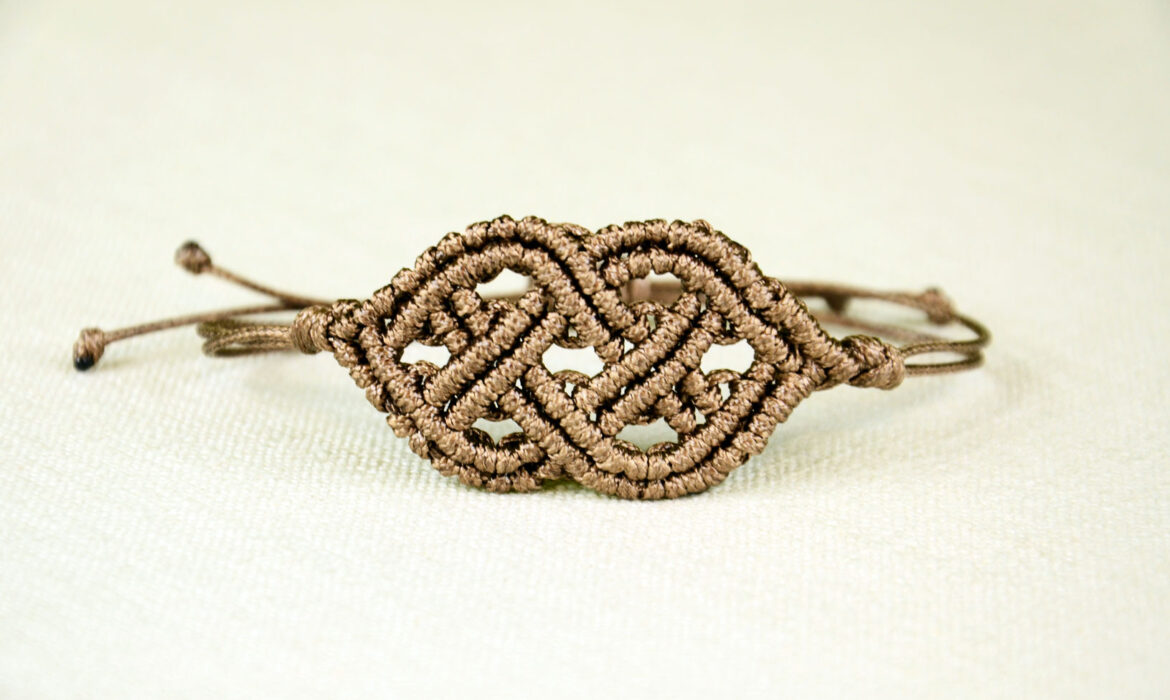 Celtic Style Macrame Bracelet