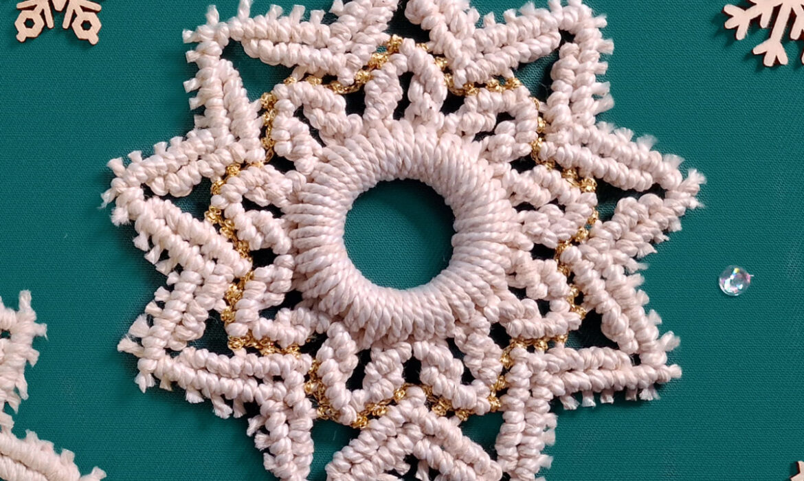DIY Macrame Star Ornament