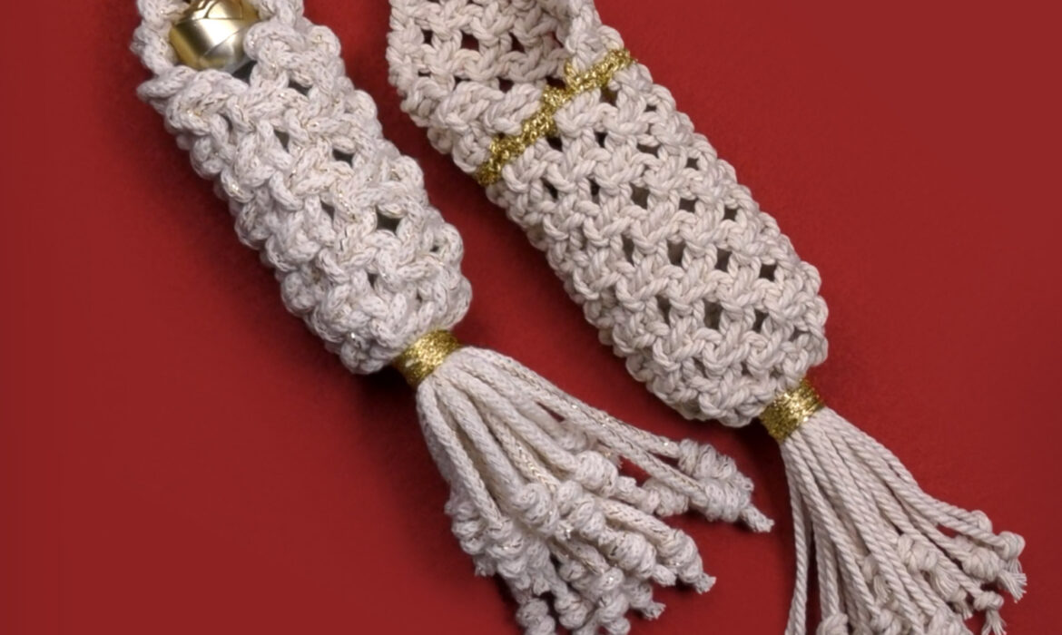 Macrame lipstick case