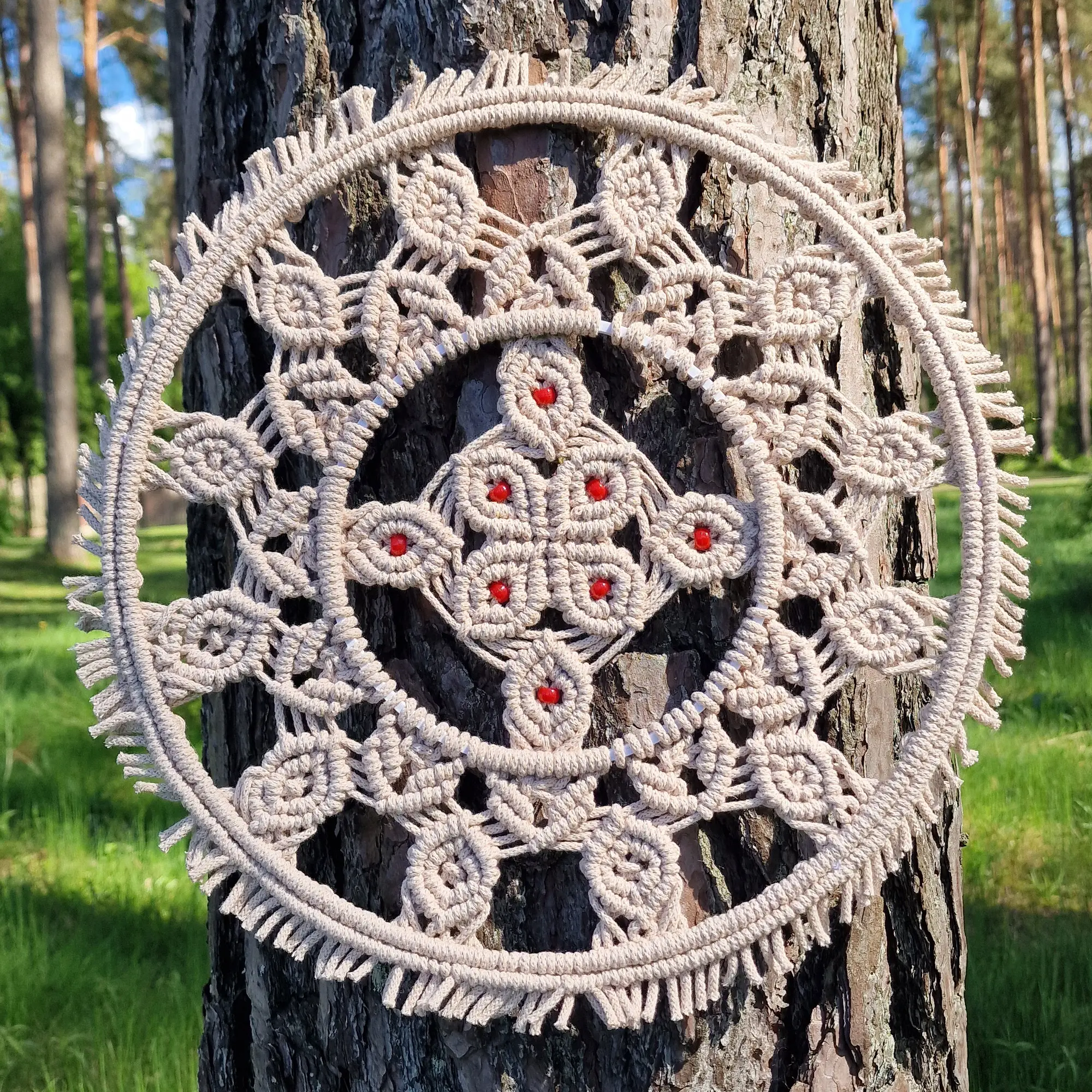Macrame Circle Mandala & Centerpiece Element Tutorial