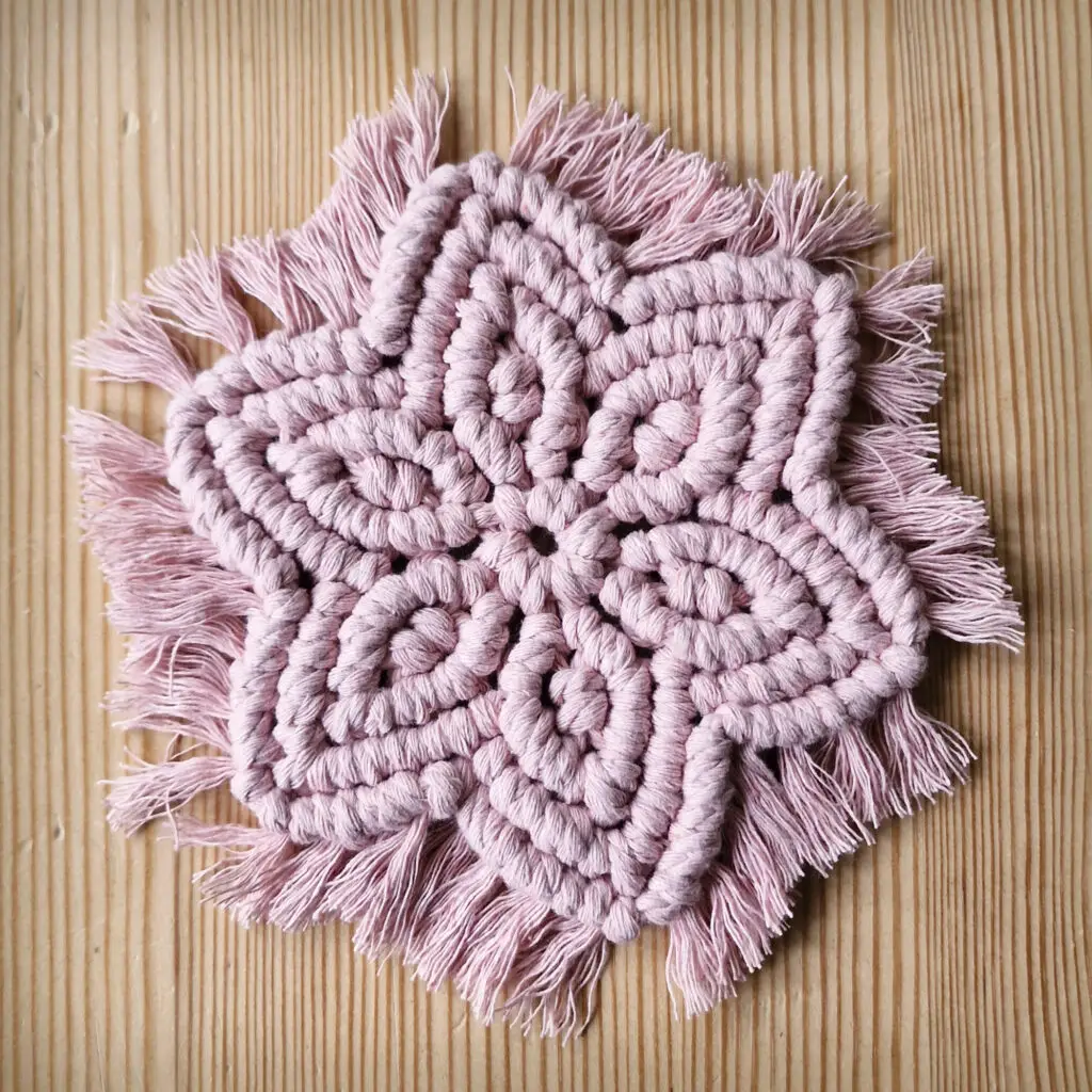 Macrame Flower Coaster